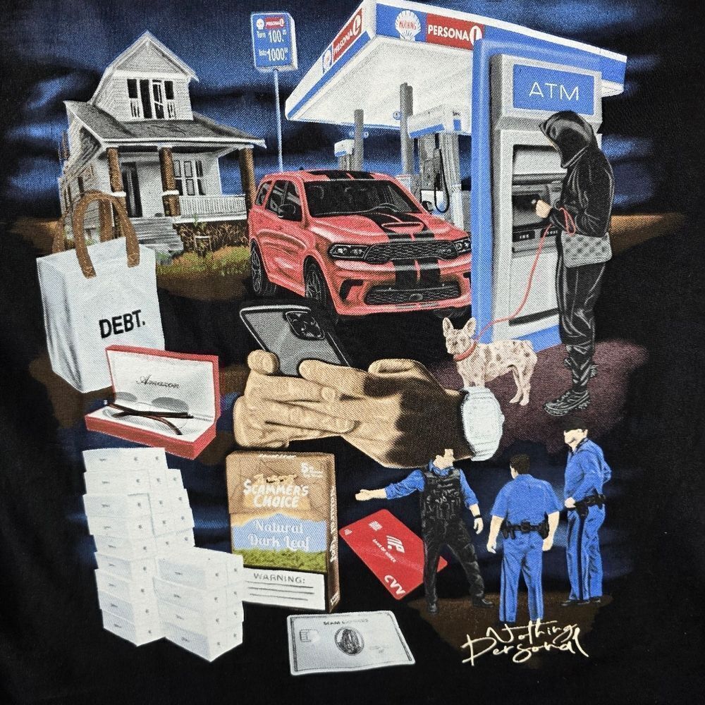 Nothing Personal Scammer Tee Size Large - Picture 12 of 16